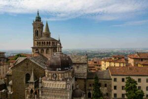 vista di bergamo alta