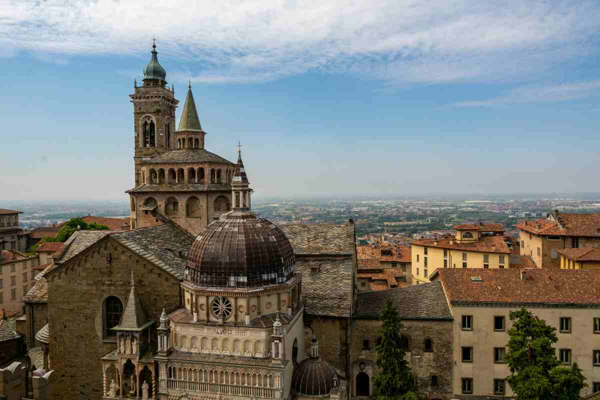vista di bergamo alta