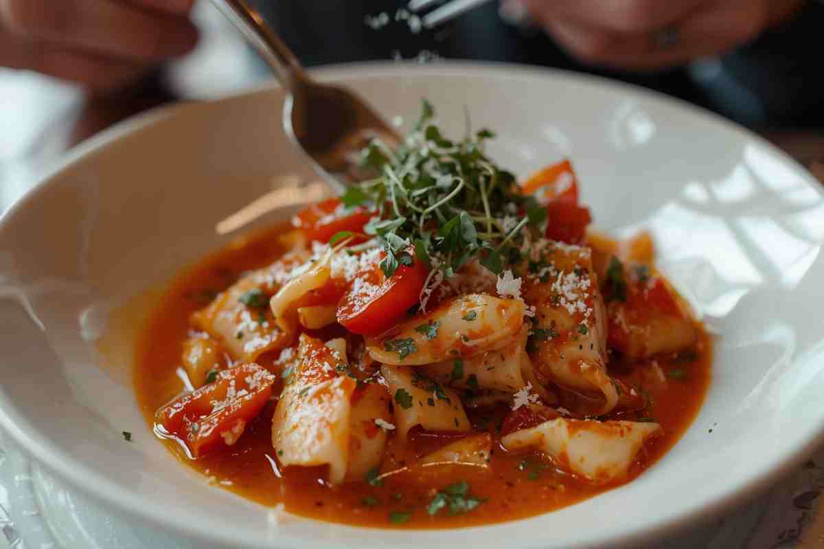 piatto di trippa al sugo