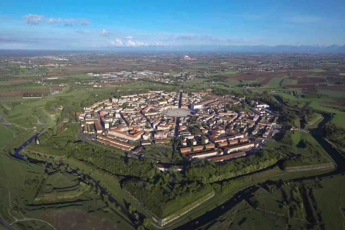palmanova vista dall'alto