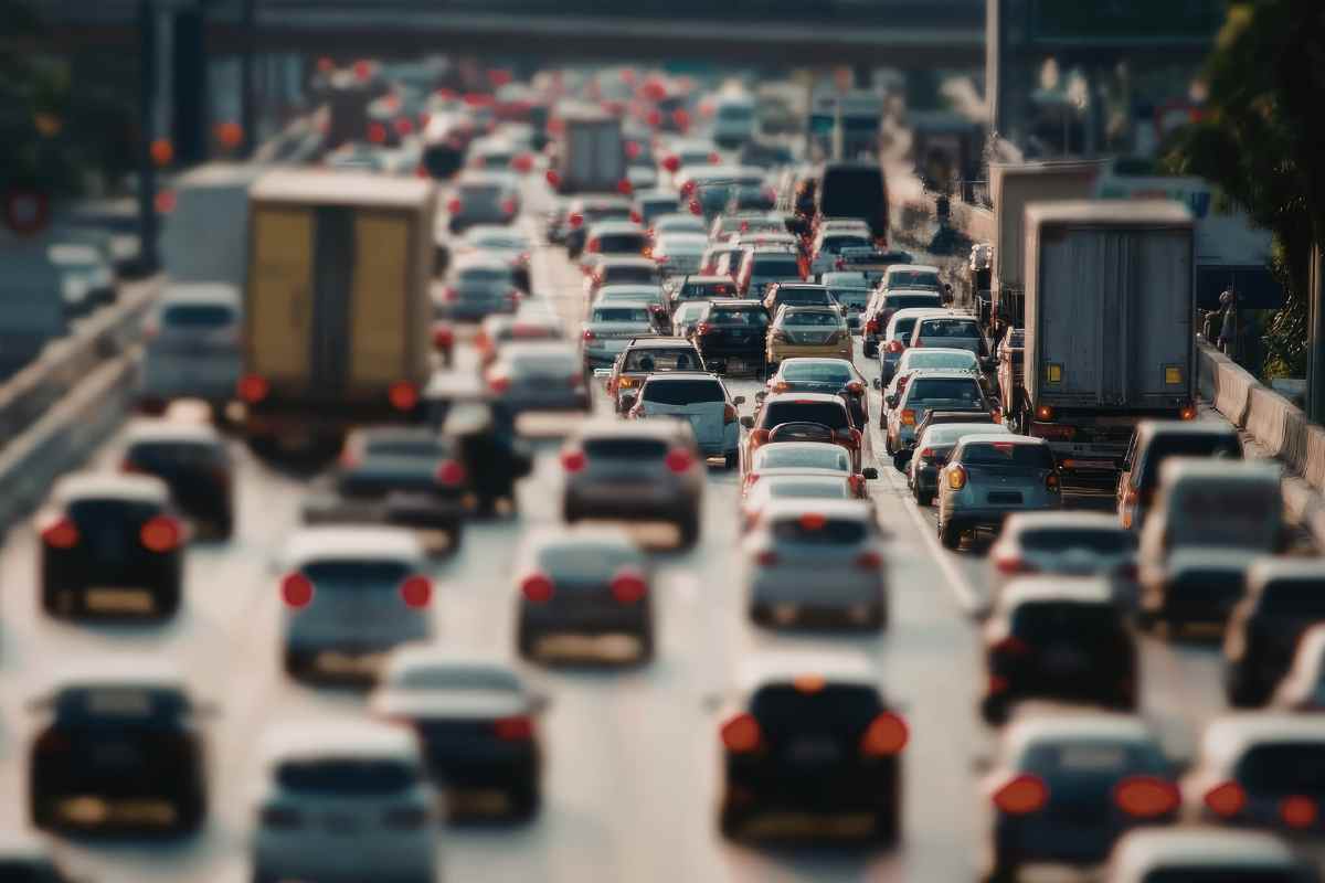 autostrada trafficata