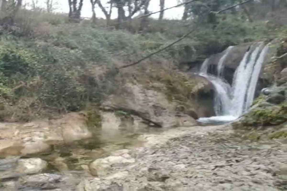 dettaglio delle cascatelle di sarnano