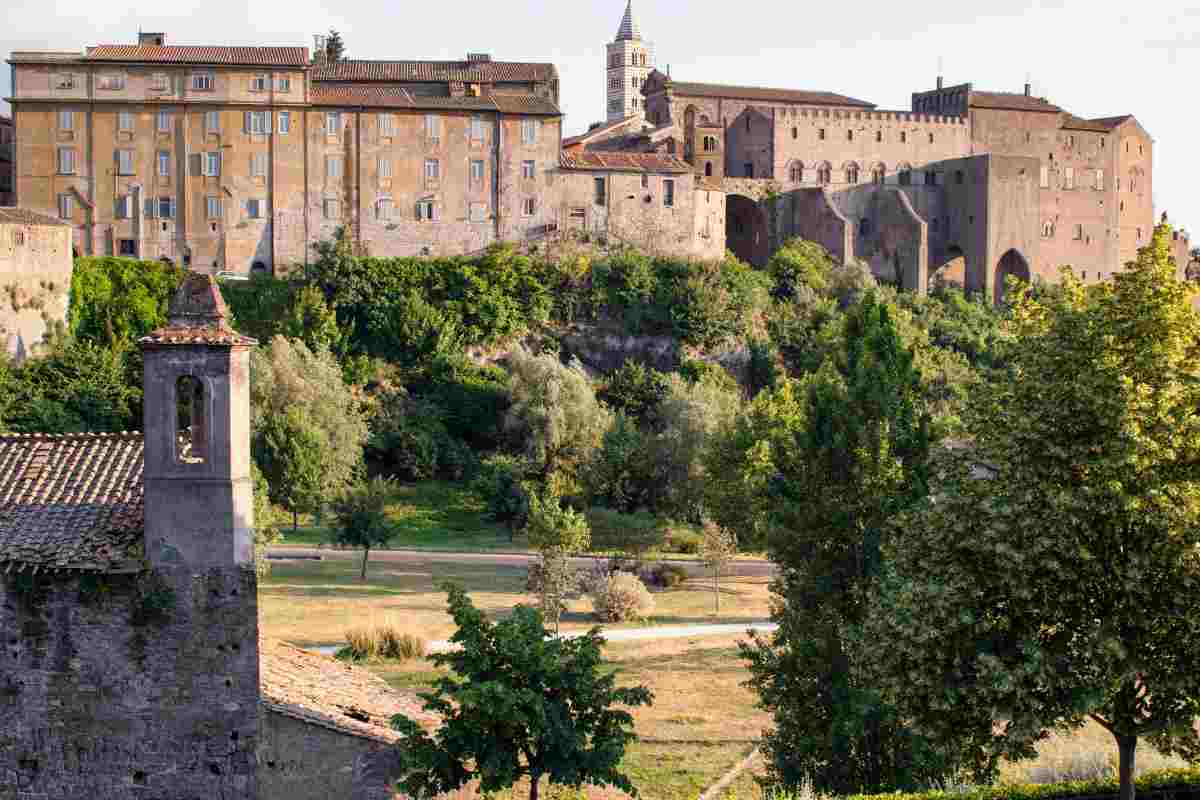 il centro storico di Viterbo