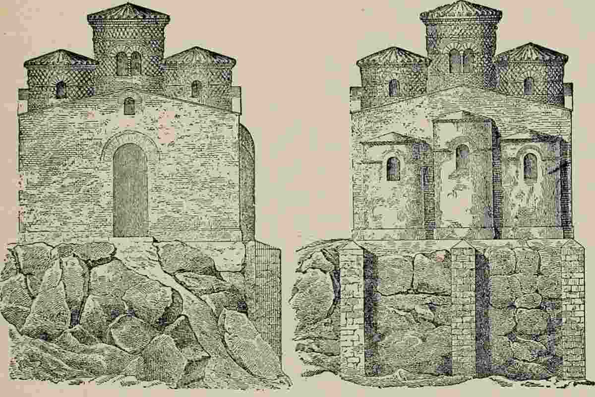 dettaglio di una piantina della cattolica di stilo