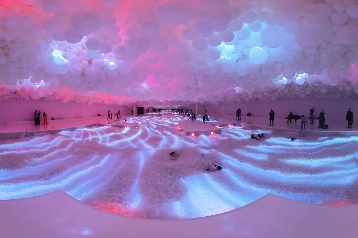 visitatori al Balloon Museum di Milano