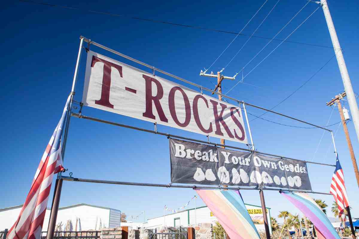 un locale di Quartzsite che ospita i cercatori d'oro