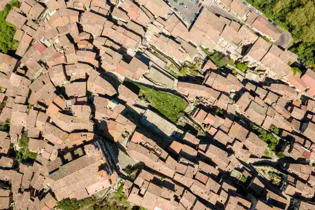 Artena vista dal drone