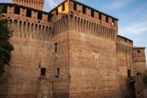 il castello di montechiarugolo all'esterno