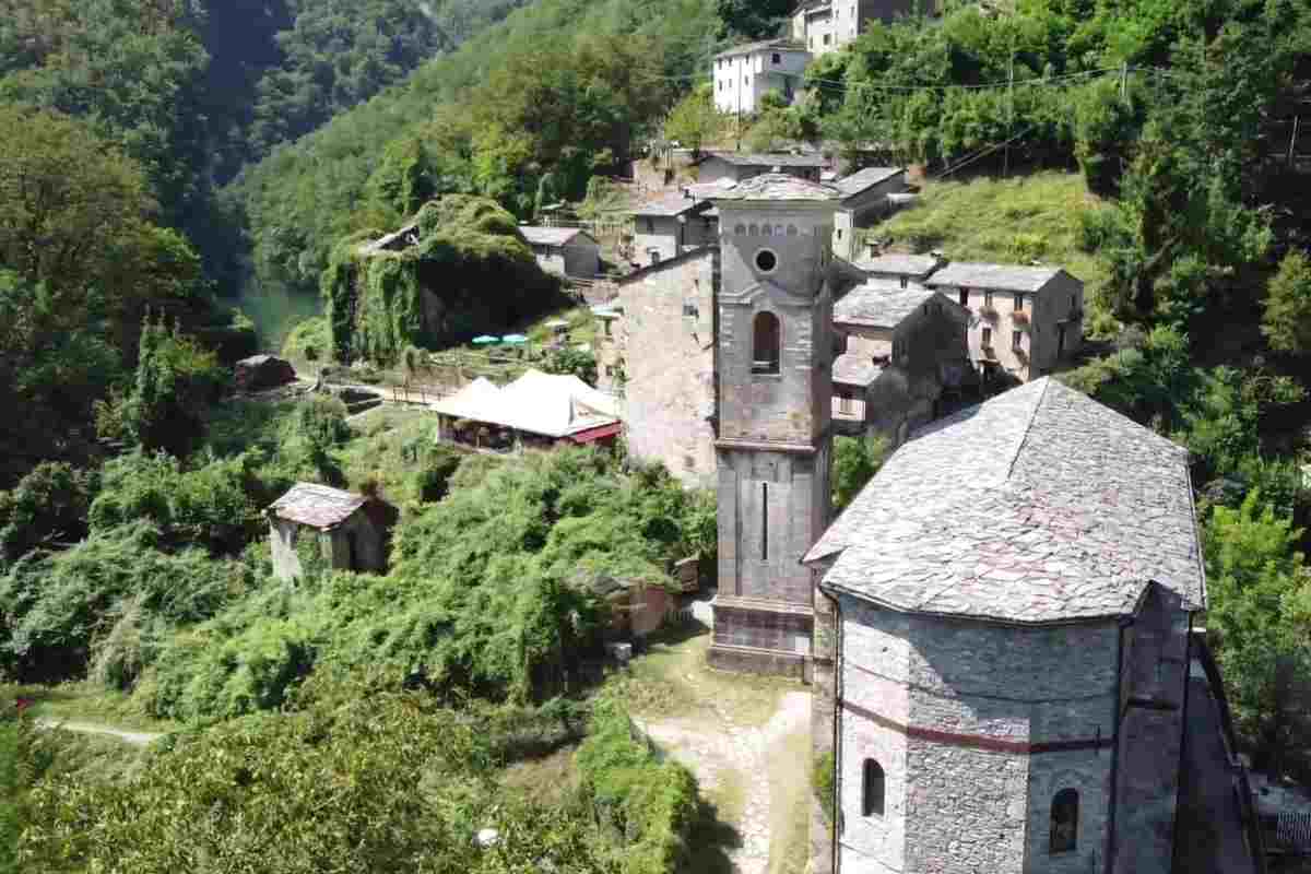 isola santa vista dall'alto