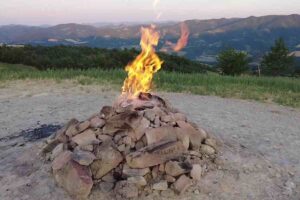 il panorama dal monte busca