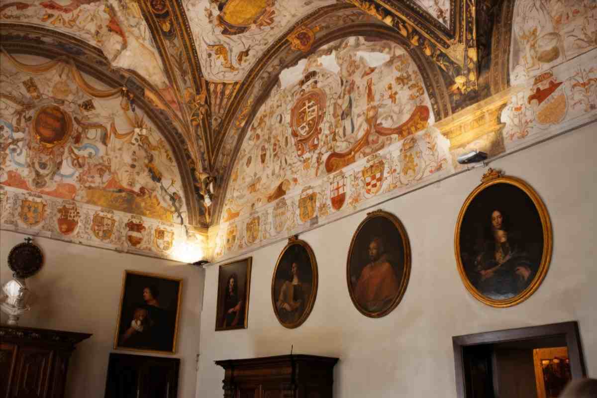 sale interne del Castello di Montechiarugolo