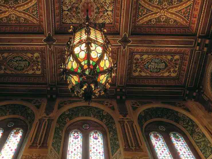 castel savoia soffitto