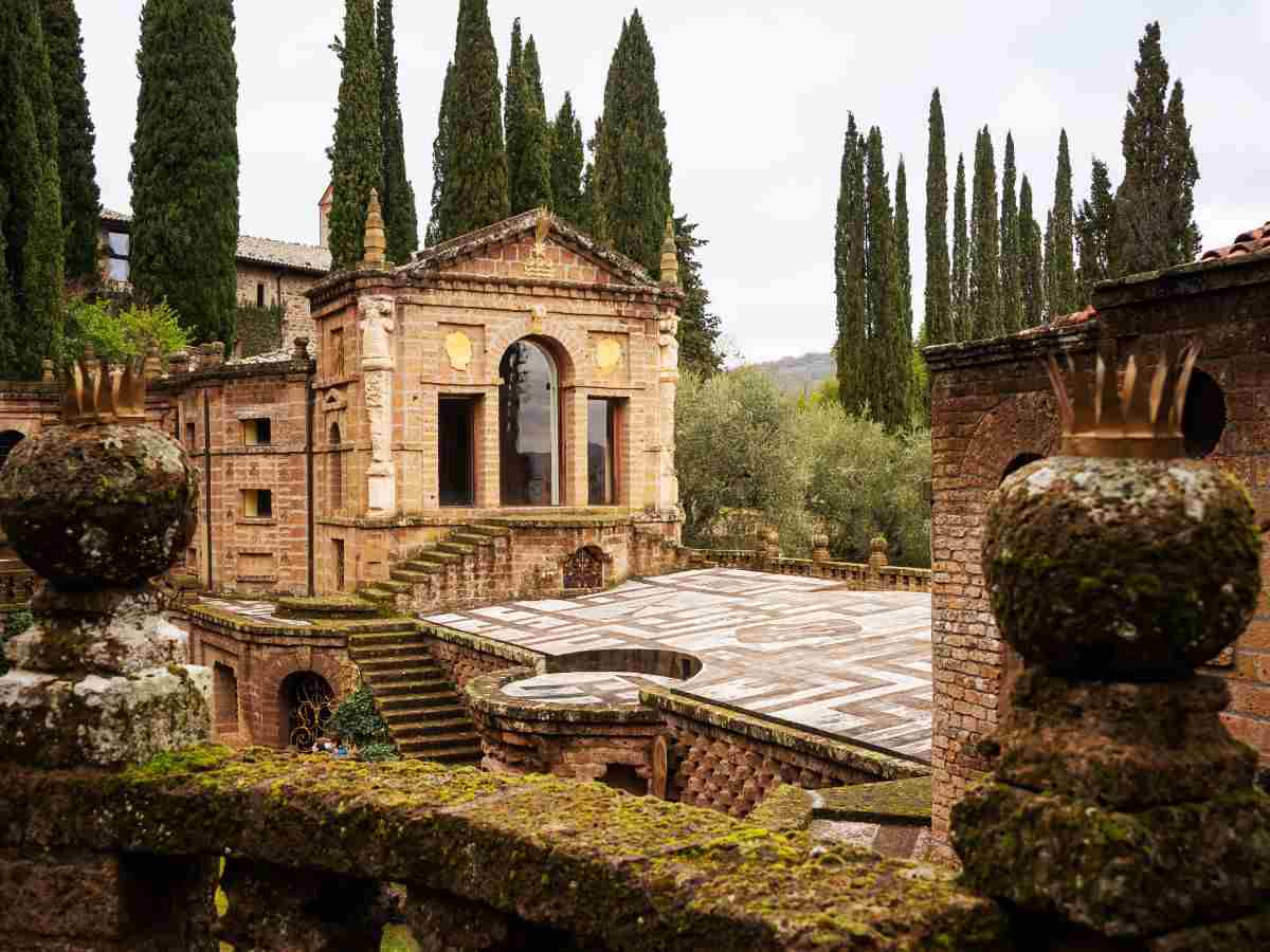 scorcio della cittadella della scarzuola in umbria
