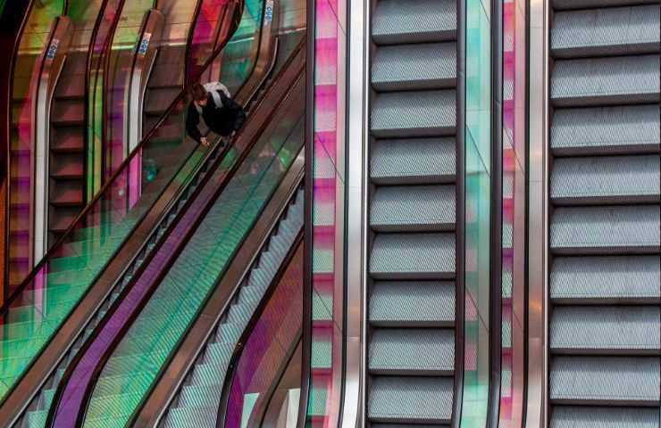 scala mobile colorata